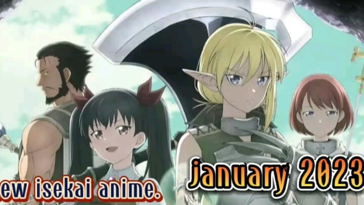 new isekai anime 2023 "handyman saitou in another world" coming January 2023