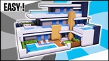 Cara Membuat Rumah Modern Super Mewah [ RUMAH SULTAN ] ! || Minecraft Modern Pt.37