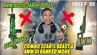 SCAR-L BEAST INCUBATOR + AWM COMBO MAUT ALA RASYAH RASYID BOCIL - GARENA FREE FIRE