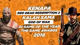 Kenapa  God of War lebih unggul dibandingkan RDR 2 di Game of the Year 2018?