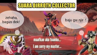 DIRROTH version Indonesia English & Japanese voice skin Neraka| MLBB