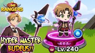 HYPER MASTER RUDEUS!! 🔥🔥 LINE RANGERS (INDONESIA): 8☆ Master Mage Rudeus Hyper Master Lvl. 240