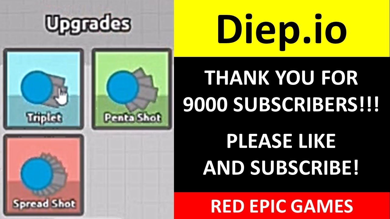 Diep.io Gameplay #1 - THE TRIPLET IS INSANE - Bilibili