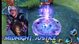 SILVANNA MIDNIGHT JUSTICE SKIN GAMEPLAY | SILVANNA NEW SKIN GAMEPLAY | MOBILE LEGENDS