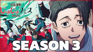 Jujutsu Kaisen Season 3 Release Date for New Info!
