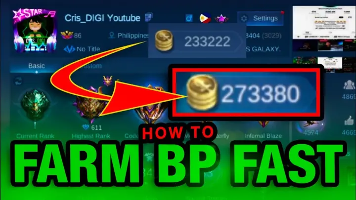 3 WAYS TO FARM BP BATTLE POINTS FASTER IN 2022 | MOBILE LEGENDS