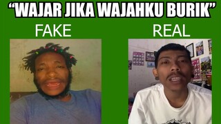 Wajar Jika Wajahku Burik Fake VS Real...(Cowok Ketika Dikatain Hitam)