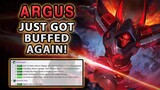 Wow! The Underrated Argus Just Got Buffed Again | Mobile Legends
