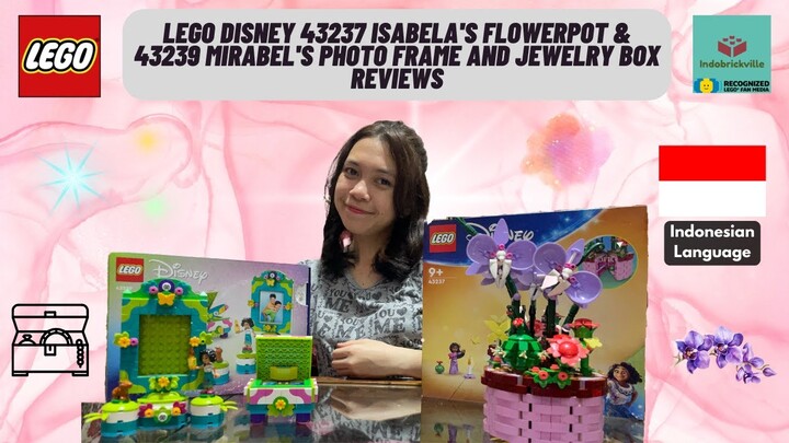 LEGO Disney 43237 Isabela's Flowerpot & 43239 Mirabel's Photo Frame and Jewelry Box Reviews
