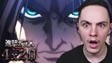 THE MASTERMIND BEHIND IT ALL?! | ATTACK ON TITAN Season 4 Episode 20 REACTION