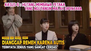 Anak Autis yang dianggap remeh, ternyata seorang jenius, Drama Korea Extraordinary Attorney Woo EP 6