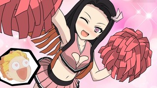 [ Thanh Gươm Diệt Quỷ ] Diệt Quỷ Doujin, Nezuko làm hoạt náo viên, Hơi thở sấm sét của Zenitsu lật đ