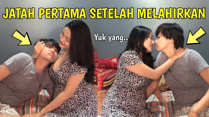 JATAH PERTAMA SETELAH MELAHIRKAN, AH MANTAP 😍