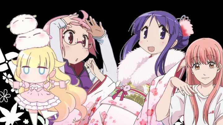 Weekly Anime Greenscreens #11 ( Narumi, Beelzebub, Yuzuko and Yukari )