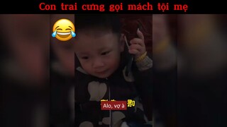 Con trai cưng gọi mách tội mẹ 😂