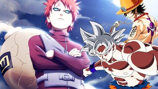 Gaara Bão Cát Nhưng Không Có Cát Xài Đỡ Đá Đánh Goku Bản Năng Vô Cực Và Ace -Dragon Ball XV2 Tập 229
