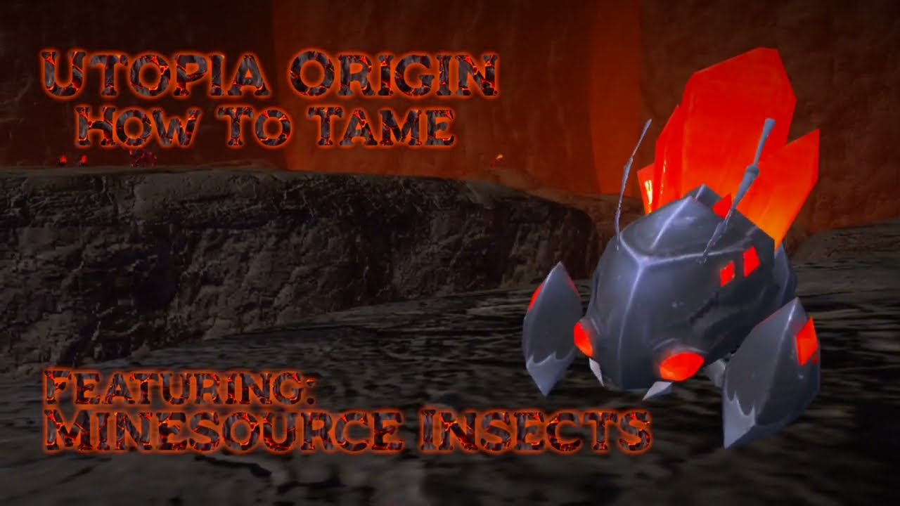 Violent Minesource Insect | How To Tame | Fused Minesource | Crimson Jade  Minesource | Utopia:Origin - Bilibili