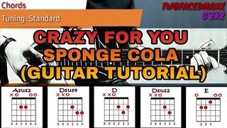 Sponge Cola - Crazy For You (Guitar Tutorial)