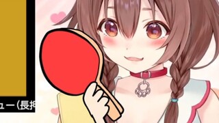 Korone plays Ping Pong...