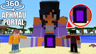 The MOST SECRET PORTAL INSIDE APHMAU in Minecraft 360°