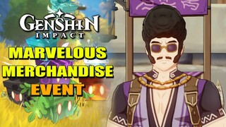 Genshin Impact - Marvelous Merchandise Event (Free Daily Primogems)