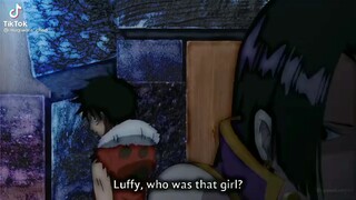 Luffy is cheating to boa