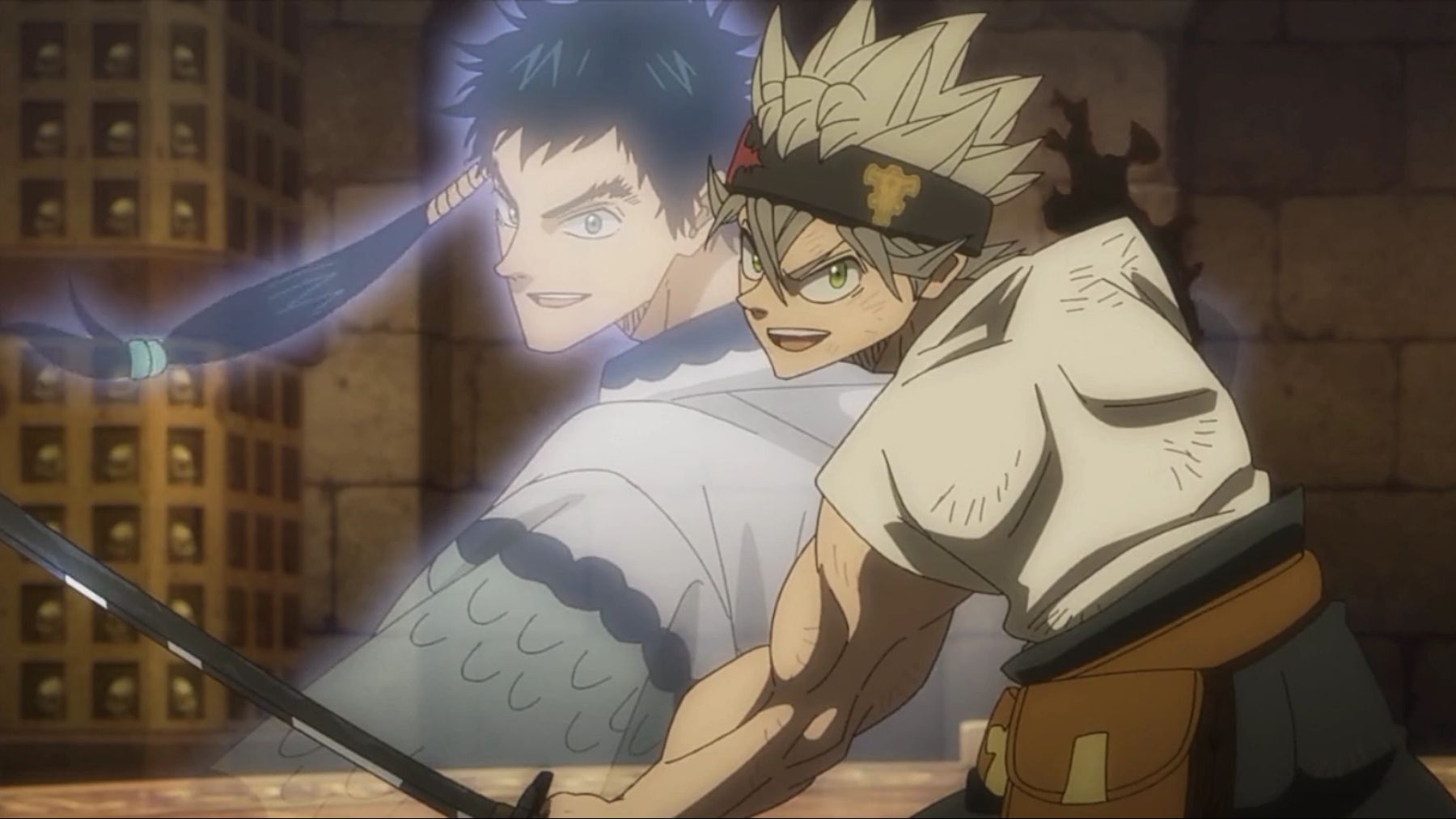 Black clover. Asta and leibei - BiliBili