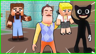 HELLO NEİGHBOR VE ÇETESİ EFEKANI KAÇIRDI! 😢 - Minecraft