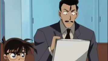 Kogoro also knows how to draw auxiliary lines when drawing portraits