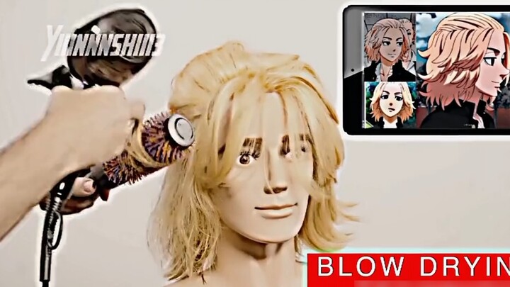 "Wig style" Blonde Mikey's same hairstyle