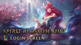 Spirit Blossom Ahri Animated Login Screen (Fanmade) - League of Legends