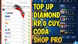 KODE RAHASIA!!! | CARA TOP UP DIAMOND RP 0 CODA SHOP PRO MOBILE LEGEND
