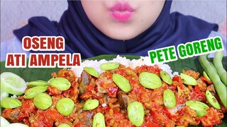 ASMR OSENG ATI AMPELA MERCON PAKE PETE GORENG | ULUL ASMR MUKBANG INDONESIA