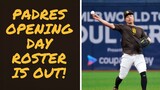Padres announce Opening Day roster!