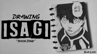 Menggambar Anime Blue Lock - Yoichi Isagi | Yoru Art