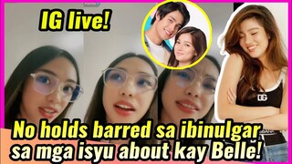 Maymay, na-HOTSEAT patungkol kay Belle Mariano sa IG Live niya mismo!