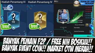 MARKET MERAH! BANYAK COIN & FREE PEMAIN OVR 113 & 112 EVENT TOTS FIFA MOBILE | FIFA MOBILE INDONESIA