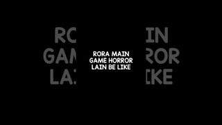 Rora main game horor vs fatal frame #shorts