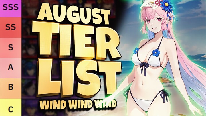 AUGUST TIER LIST DOES AMAMIYA WIND DPS HANG WITH THE QUEENS OF THE GAME ?! - Solo Leveling Arise