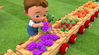 Learn Colors & Fruits Names for Children with Little