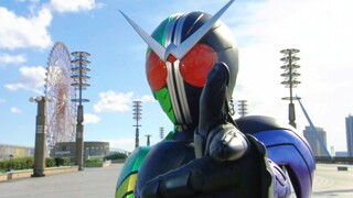 "Kamen Rider W": "My favorite city is now in your hands, Kamen Rider Shotaro! From your partner."