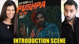PUSHPA - INTRODUCTION SCENE REACTION!! | ALLU ARJUN | Sukumar