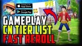 [Tier List Reroll] One Piece Dream Pointer 航海王：梦想指针 (Android) Gameplay