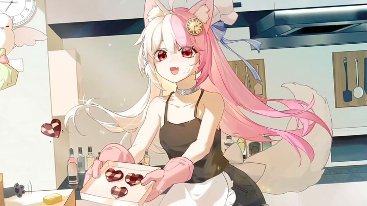 [Snow Fox-san] Fox's first act of aegyo after returning (so cute!!)