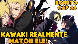 KAWAKI MATOU ELE!! BORUSHIKI VS KAWAKI - BORUTO CAP 66 ANÁLISE + TEORIAS