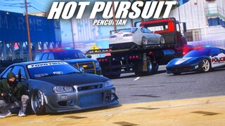 HOT PURSUIT ! JADI HACKER ! PENCURIAN MOBIL SPORT KEI JADI BURONAN POLISI !!! GTA 5 ROLEPLAY