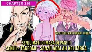 TOKYO REVENGERS CHAPTER 216!! KAWAI SENJU, AKASHI TAKEOMI DAN HARUCHIYO SANZU TERNYATA KELUARGA!!