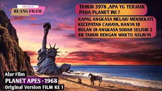 2 Ribu Th Perjalanan Angkasa, Tidak Menua Sedikitpun | Alur Film Planet Of The Apes Original 1968