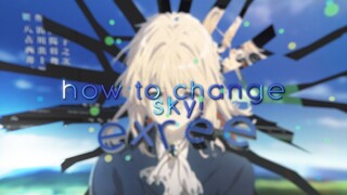 How to change sky!? | AMV Tutorial (After Effects)