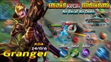 🔥ការលេងទៅលើ Hero Granger នៅក្នុង Rank Mythic ដោយមិន Recall | #Granger gameplay in Mythic No Recall